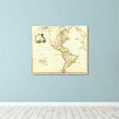 America 3 canvas afdruk (Insitu (Houten vloer))