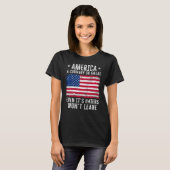 America a country so great even it s Haters won le T-shirt (Voorkant volledig)