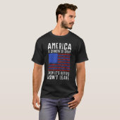 America a country so great even it s Haters won le T-shirt (Voorkant volledig)