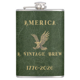 America a Vintage Brew Eagle 1775 - 2026  Heupfles