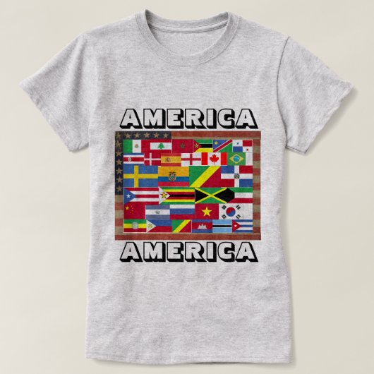 AMERICA AMERICA T-Shirt (Design voorkant)