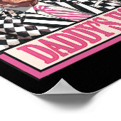 America Back Daddy's Home Grappig Roze Donald Trum Poster (Hoek)