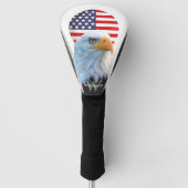 AMERICA BALD EAGLE Monogram Golf Head Hoesje Golfheadcover (Voorkant)