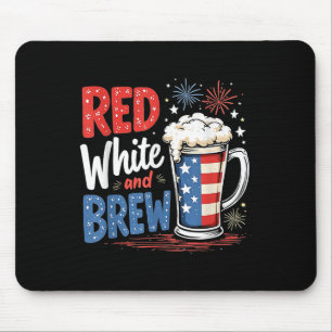 America Beer houdt van rood wit en brouwt vierde v Muismat