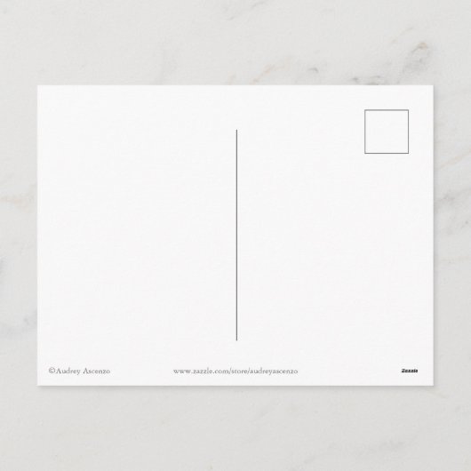 America Blessings Geranium Pots Briefkaart (Achterkant)