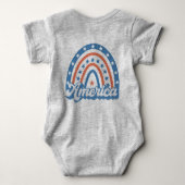 America Boho Retro Romper (Achterkant)