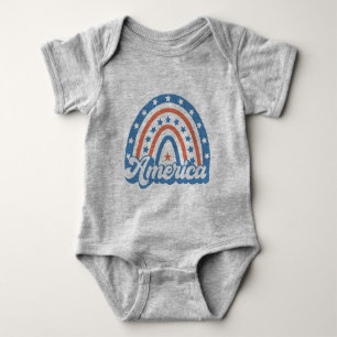America Boho Retro Romper