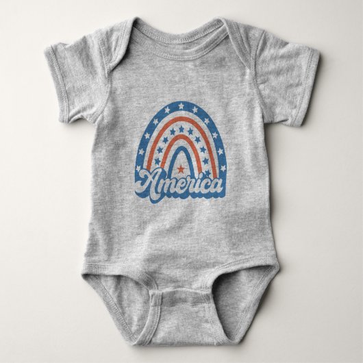 America Boho Retro Romper (Voorkant)
