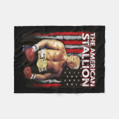 America Boxer Trump Rocky Trump Meme Trump 2024, Fleece Deken (Voorkant (Horizontaal))