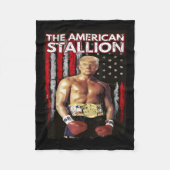 America Boxer Trump Rocky Trump Meme Trump 2024, Fleece Deken (Voorkant)