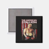 America Boxer Trump Rocky Trump Meme Trump 2024, Magneet (Voorkant / Achterkant)