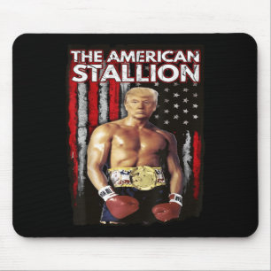 America Boxer Trump Rocky Trump Meme Trump 2024, Muismat