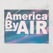 America By Air vintage-poster Briefkaart (Voorkant)