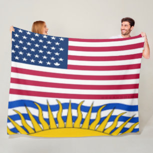 AMERICA COLUMBIA FLEECE DEKEN