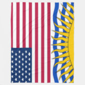 AMERICA COLUMBIA FLEECE DEKEN (Voorkant)