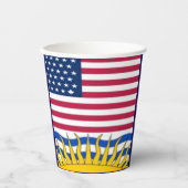 AMERICA COLUMBIA PAPIEREN BEKERS (Voorkant)