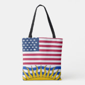 AMERICA COLUMBIA TOTE BAG (Achterkant)