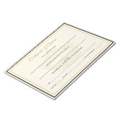 America Crown Certificates-Award Notitieblok (Schuin)