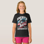 America Eagle Independence Day T-shirt (Voorkant volledig)