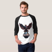 AMERICA Eagle T-Shirt – Bold Patriotic Style (Voorkant volledig)