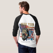 AMERICA Eagle T-Shirt – Bold Patriotic Style (Achterkant volledig)