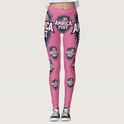America Eerst - Leggings (Voorkant)