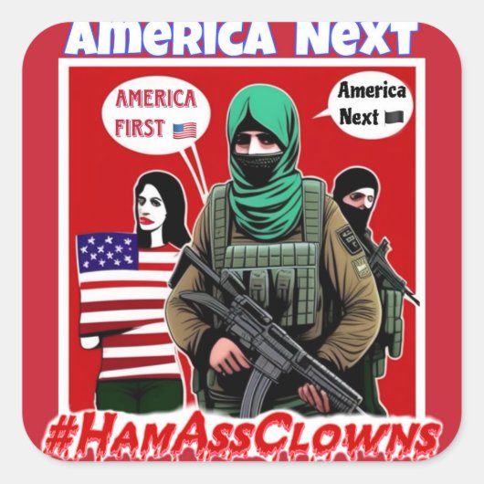 America First/America Next Stickers (Voorkant)