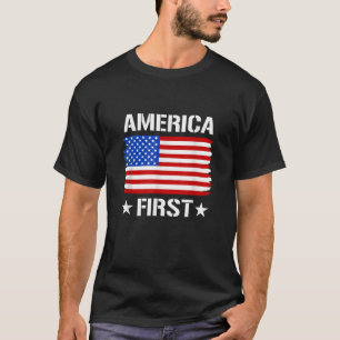 America First AmericaFirst Trump 2024 Verenigde St T-shirt