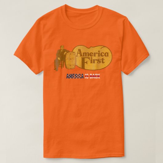 America First Barrel T-shirt (Design voorkant)