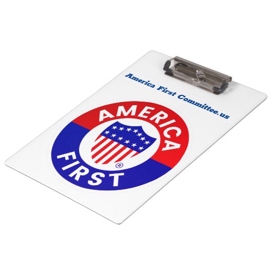 America First Comité Clip Board Klembord (Gekanteld)