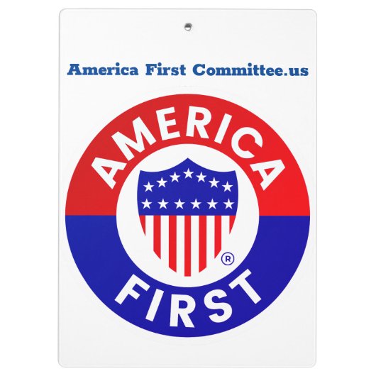 America First Comité Clip Board Klembord (Achterkant)