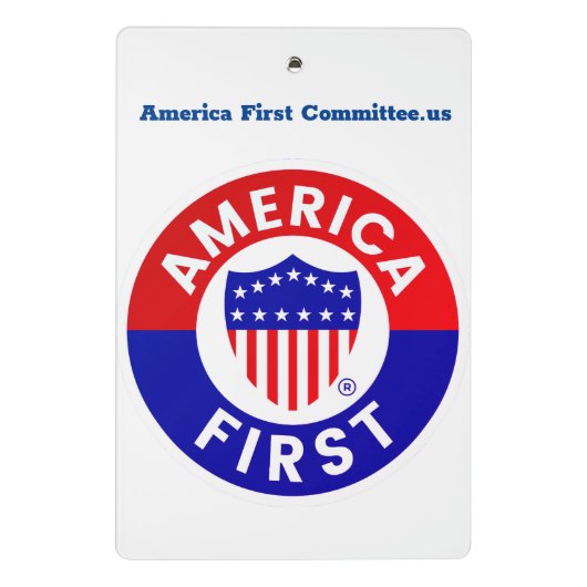 America First Comité Mini Klembord (Achterkant)