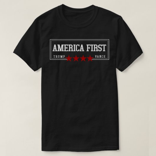 America First Donald Trump T-shirt (Design voorkant)