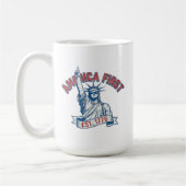AMERICA FIRST - Est. 1776 Koffiemok (Links)