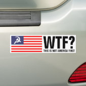 America First Hammer & Sickle politieke vlag Bumpersticker (Op auto)
