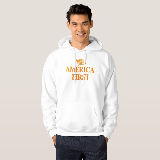 america first hoodie (Voorkant volledig)
