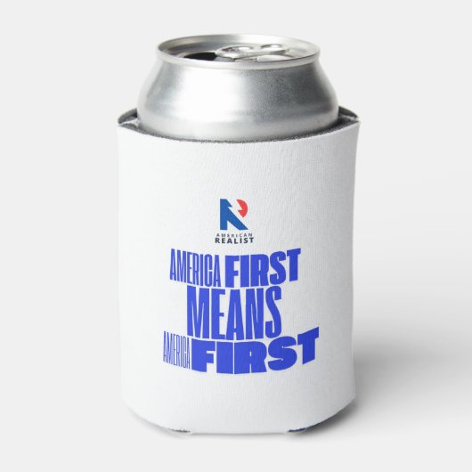 America First Koozie (Blikje Voorkant)