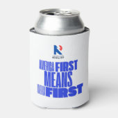 America First Koozie (Blikje Voorkant)