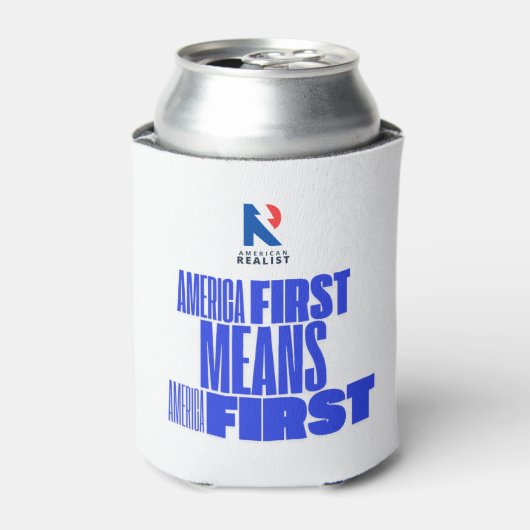 America First Koozie (Blikje Voorkant)