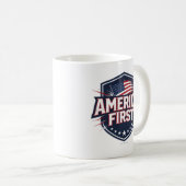 America First - Mug Koffiemok (Voorkant rechts)