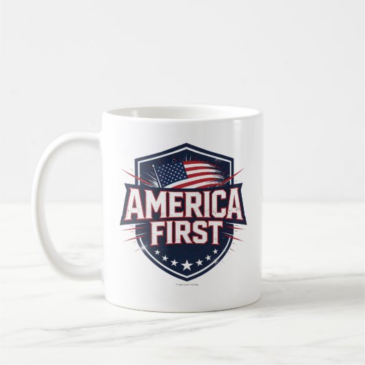 America First - Mug Koffiemok (Links)