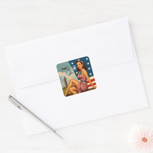 America First Pin Up Stickers (Envelop)