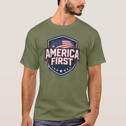 America First - T-Shirt (Voorkant)