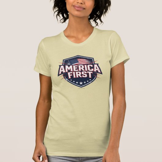 America First - T-Shirt (Voorkant)