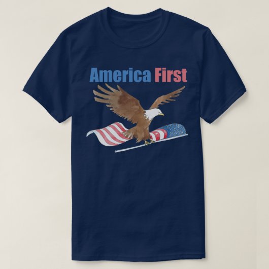 America First t shirt (Design voorkant)