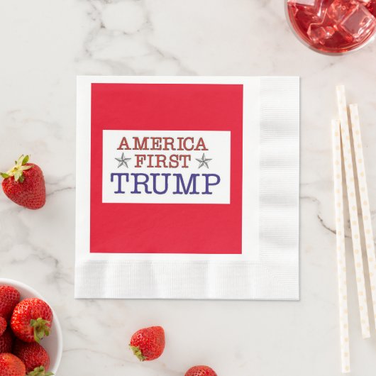 America First Trump Napkins Servet (Insitu)