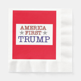 America First Trump Napkins Servet