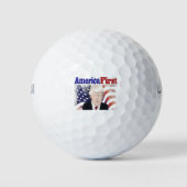 America First Trump sterren en strepen Golfballen (Voorkant)