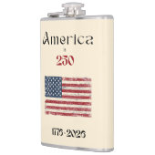 America Flag 1776 to 2026 USA 250th Anniversary Heupfles (Links)