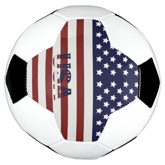  America Flag American USA  Pattern Voetbal (Gedraaid)